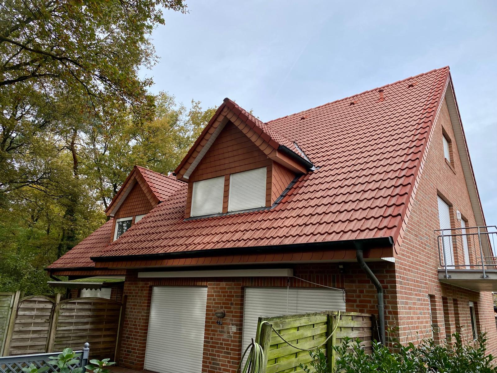 Dachreinigung in Emlichheim Nachher-Ergebnis